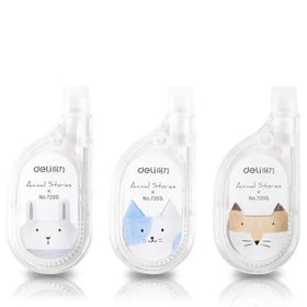Kawaii School Supplies Cute Cartoon Kids Plastic Correction Tape Roller Correction Tape