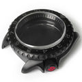 Custom Matte Stainless Steel Watch Case Bezel Insert Glass Parts for SKX007 With Sapphire Crystal Cover Fits NH35/36 Movement