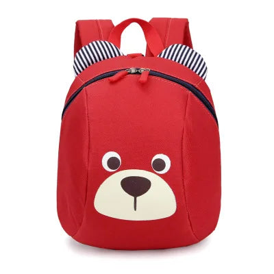 Cute Bear Small Toddle Backpack With Leash Children Kids Book Bag for Boy Girl