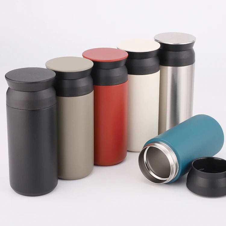 [JT-J350]2024 New Style 350ml Double Walled Insulated Coffee Stainless Steel Vacuum Flask Thermos Water Bottle Termos Travel MegaBDM