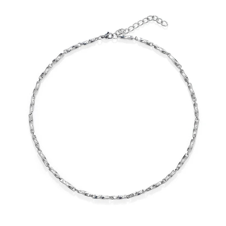 Fashion Personalized Jewelry Necklace Stainless Steel Mobius Ring Necklace