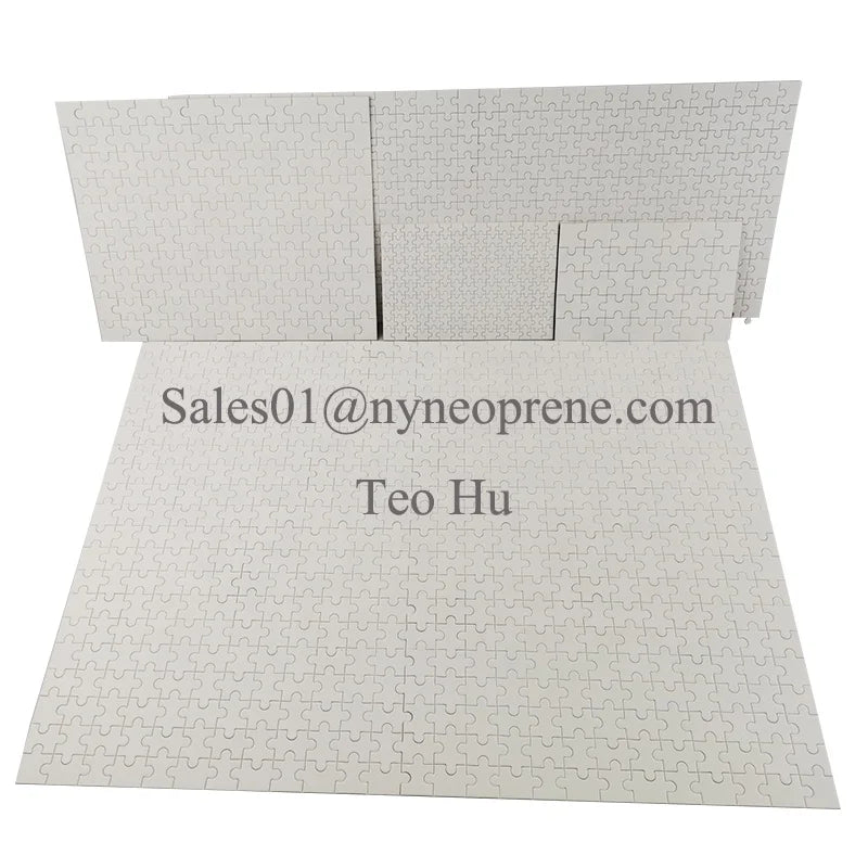 For Sublimation Blank White Wooden Jigsaw Puzzles Blanks Printable Wood Jigsaw Puzzle for Family Fun