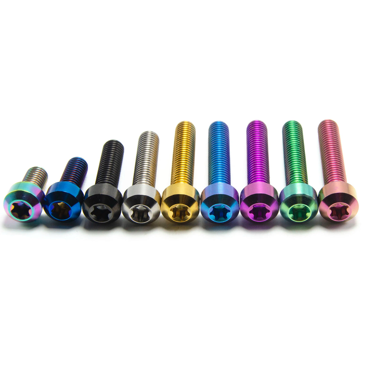 TITST Free Shipping Gr5 Titanium Bolt M6x10/15/20/25/30/35/40/45/50/60/70/80mm Torx Fasteners Brake Bolt / One Bag = 10pcs MegaBDM