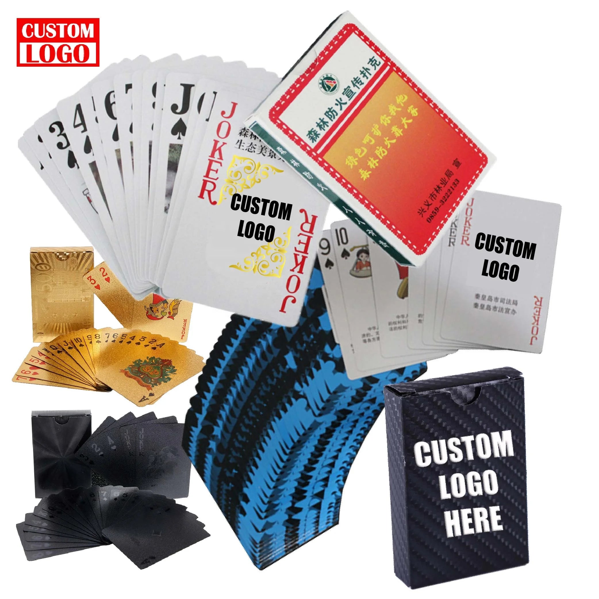 Customized Customized Playing Card Printing Professional Poker Cards Poker Game Business Card