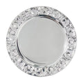 European Luxury  Modern Elegant Antique Design PP Plastic Charger Plates Pack for Home Party 100pcs MOQ