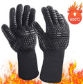 Manufactures Suppliers Leather Heat Resistant G Loves Kitchen Oven Mitt BBQ Grill Cooking Silicone G Loves for Bbq