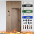 China Top Factory Custom Fire and Smoke Resistant Doors Fireproof Doors for Hotel Room Wood Security Fire Door