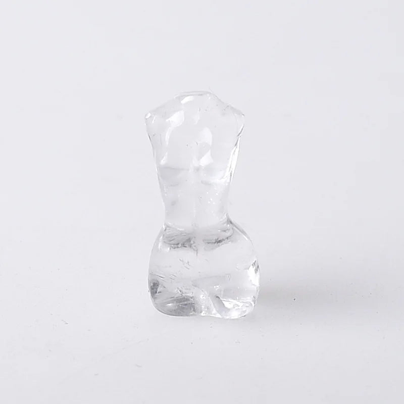 HZ Hand carving crafts crystal body mini carvings natural healing crystal female body carving