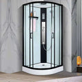 Factory Direct Round Shape Chrome Aluminum Complete Shower Door Shower Cabin Shower Room