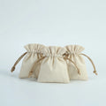 7*9cm Creative Vintage Cotton Drawstring Bag with Dustproof Design Elegant Pouch for Jewelry Storage & Earring Holder MegaBDM