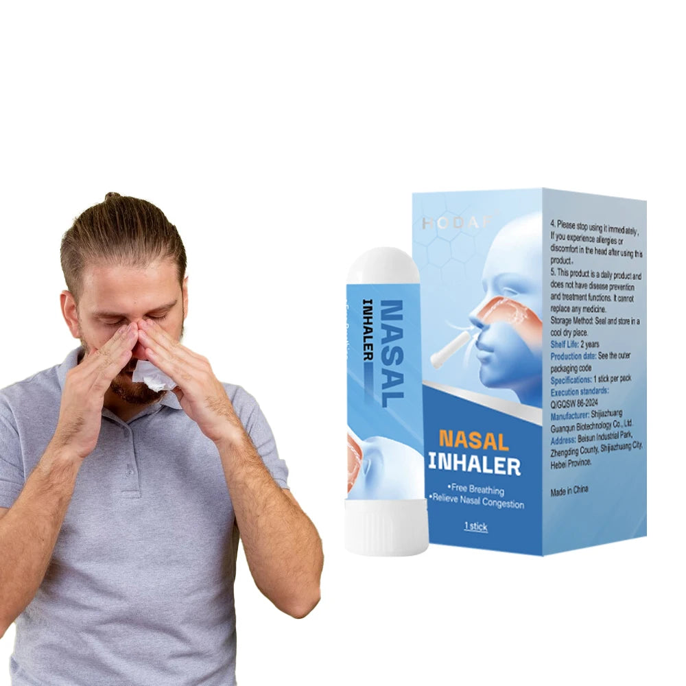 Essential Oil Relieve Congestion Nose Clean Body Care Nasal Inhaler Stick
