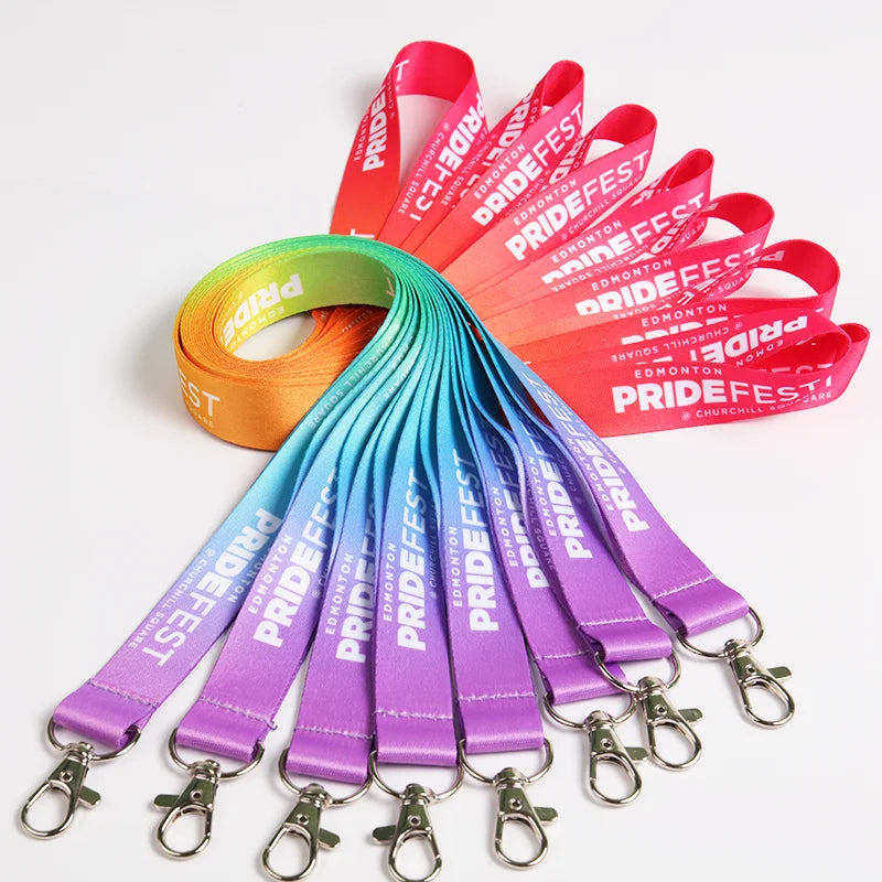 Manufacturer Personalized Neck Tool Printing Polyester Sublimation Custom Lanyard Badge Retractor Logo Strap Promotional Gift