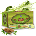 12Pack Natural Plant Teeth Miswak Sticks-Vacuum Sealed Traditional Oral Care Twigs with Mint Flavor for Fresh Breath