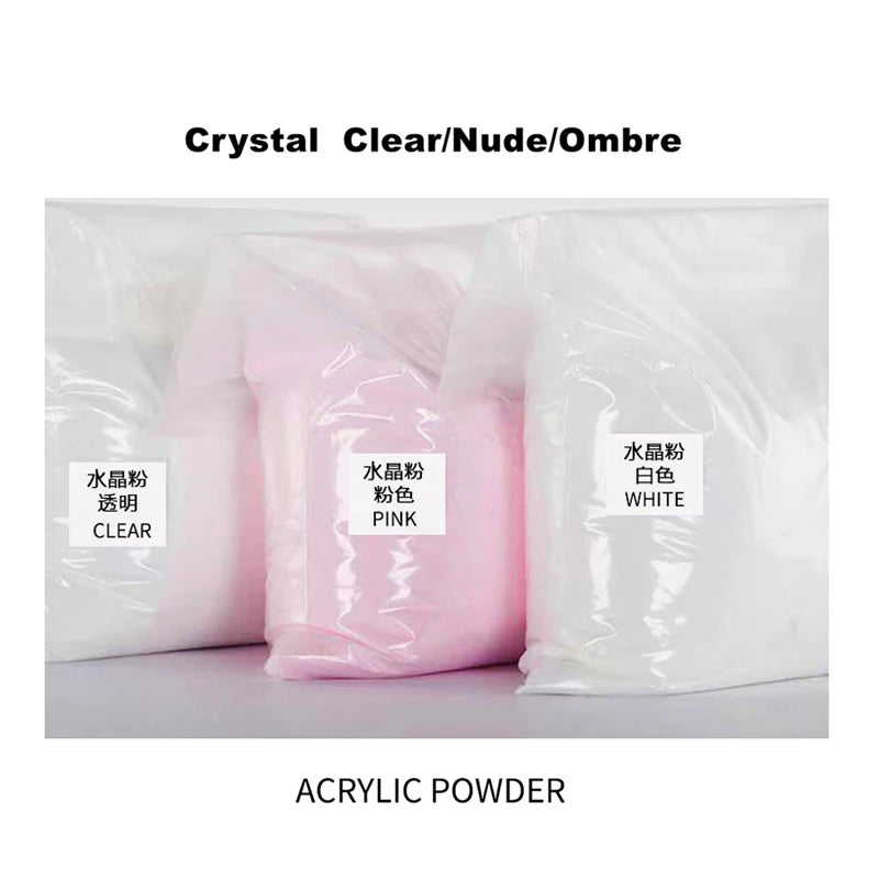 Private Label Wholesale Nails Powder 500g Bag Bulk Acrylic Powder