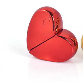 Heart Shaped 25ml Perfume Bottle Empty UV Color Pocket Sized Perfume Spray Bottle With Atomizer