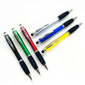 3 in 1 Professional Pen Supplier Plastic Gfit OEM Led Light up Soft Touch-Screen Pen Custom logo Stylus Promotion Ballpoint Pen