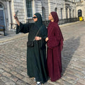 Loriya Islamic Clothing Benefit Price Autumn Winter Abaya Corduroy Women Closed Abaya Plus Size Modest Abaya Women Muslim Dress