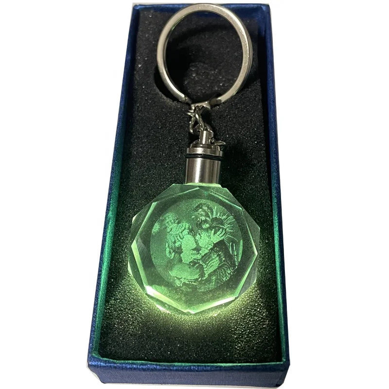 IT TAKES TWO Keychain Customized Led Crystal the Game Awards TGA 2021 KISS Keyrings Steam Game Key Chain for Kid Souvenir