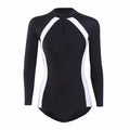 HR- 80854  Diving Suit  Women's Triangle One-piece Warm Snorkeling Suit Surfer Swimsuit Spear Wetsuit Zipper