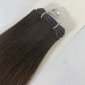 High Quality Genius Weft Hair Products Hand Drawn Weave Human Hair  Extensions Black Straight