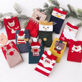 Custom Gift Box Winter Warm Cozy Cute Women Unisex Holiday Christmas Socks