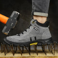 GUYISA Brand Fashion Casual Safety Boots Men Chaussure De Securite Stab-resistant Steel Toe Safety Work Boots