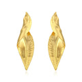 Retro Alloy Gold Leaves Hyperbole Design Distortion Ear Dropping Women's Jewelry Beautiful Daily/party/work Jewelry