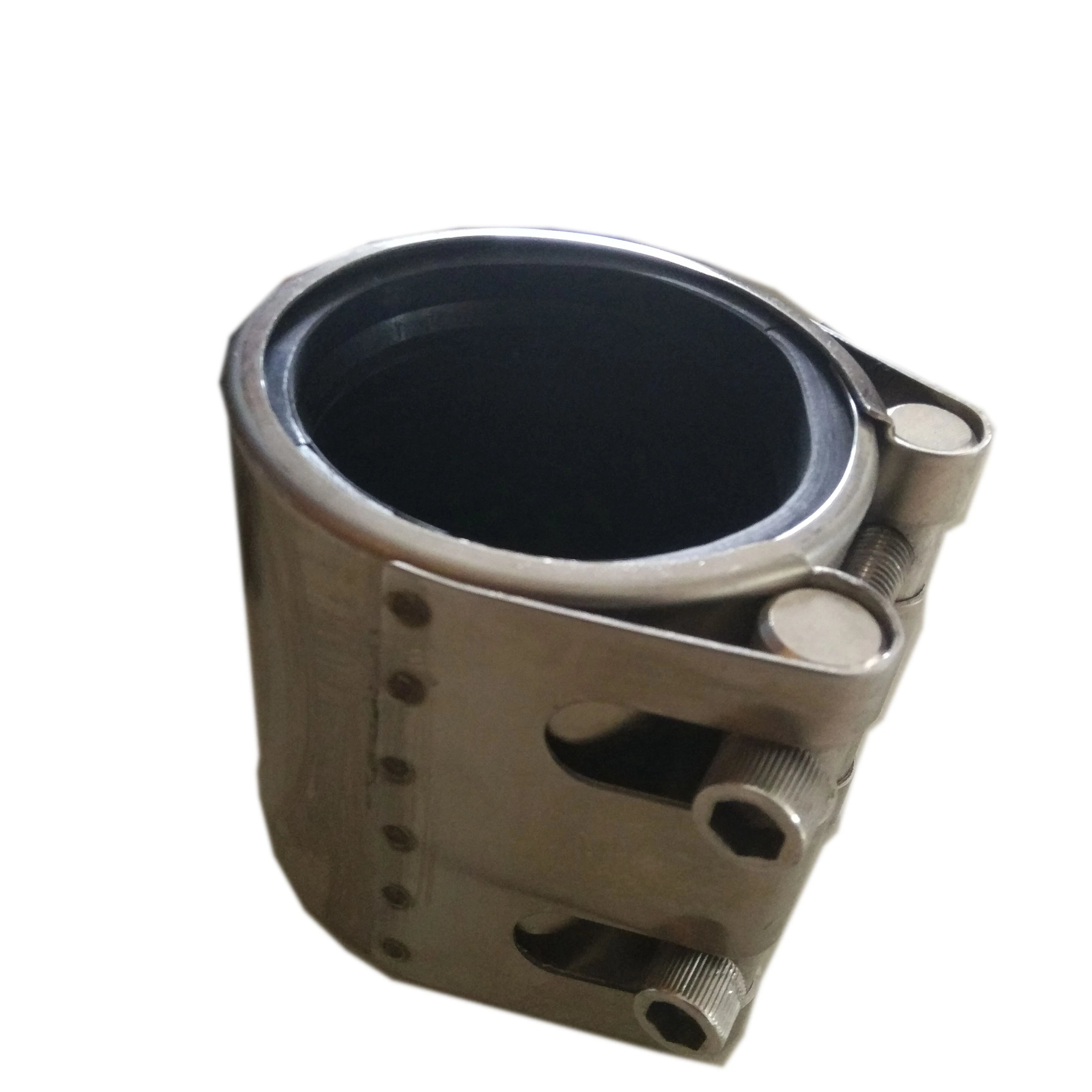 All Stainless Steel SS304 China Full Circle Pipe Repair Clamp with Single Band Double Band Repair Clamp
