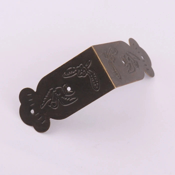 Antique Brass Metal Wooden Jewelry Box Corner Protector for Suitcase