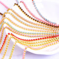 SS8 Pearl Banding for Garment Decoration Fashion Pearl Rhinestone Cup Chain Trimming