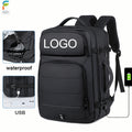 Big Capacity Travel Laptop Backpack Hidden Compartment Backpack Waterproof Usb Charging Business Man