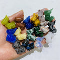 Selling Mixed Crystals Animal Christmas Deer Carving Natural Mini Crystal Deer for Home Decoration