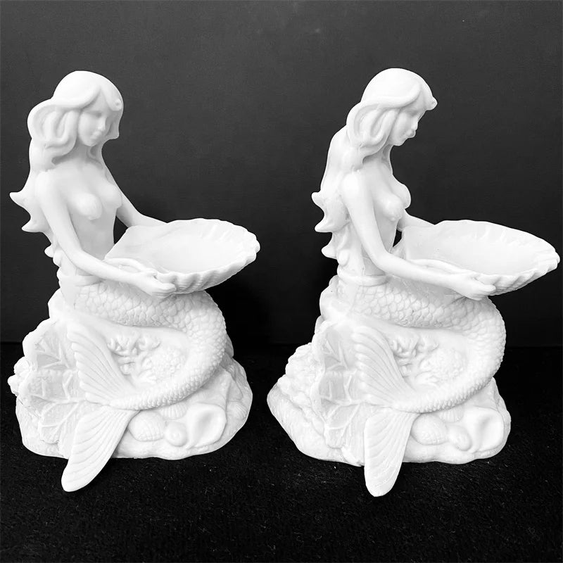 Hot Sell Crystal Ball Resin Base Mermaid Resin Sphere Stand for Home Office Ornaments