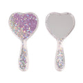 Gmagic Heart Shaped Cute Sun Moon Pattern Hair Brush Set Pink Blue Plastic Hair Combs Curly Hair Brushes for Kids
