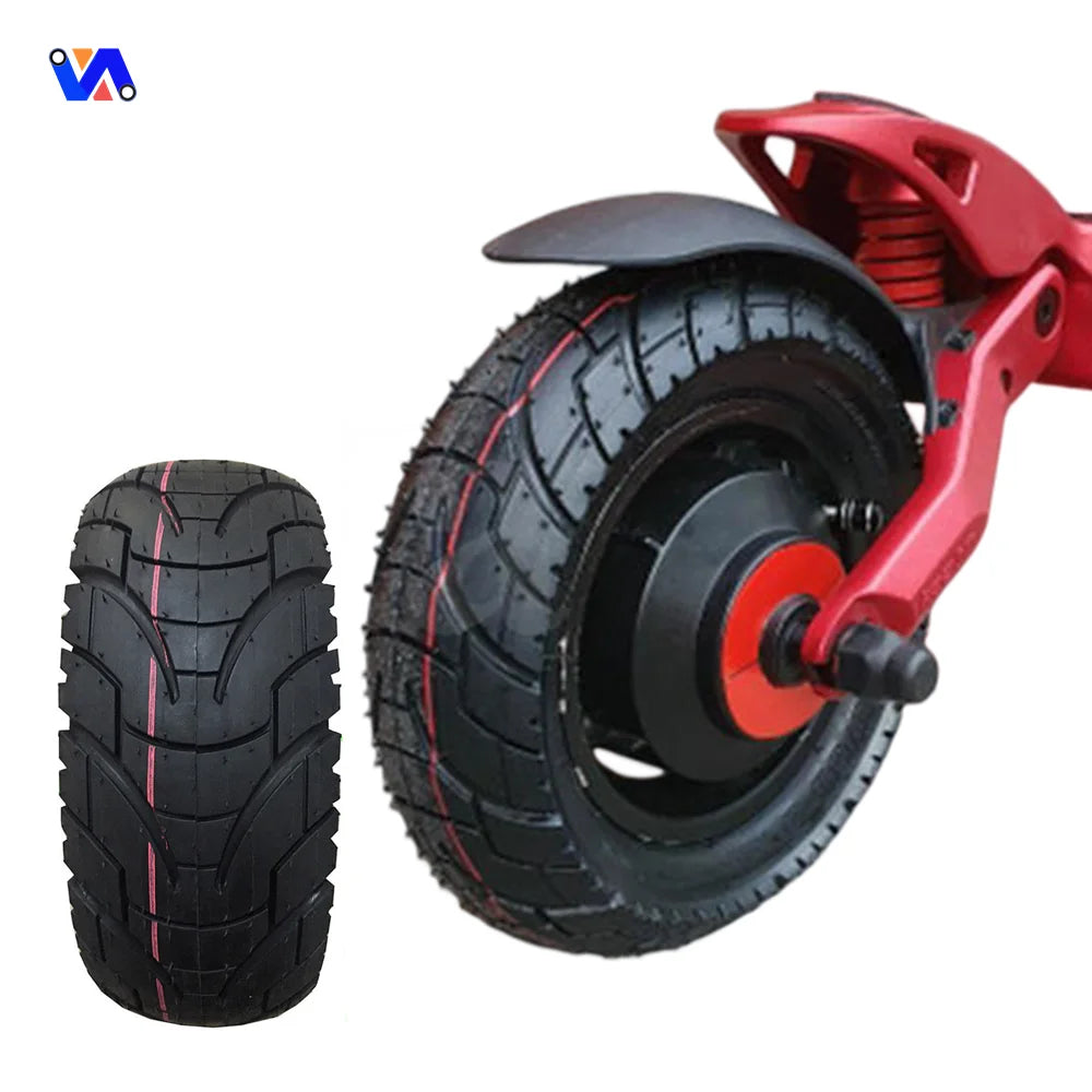 New Image 10 Inch Off Road Rubber Airless Electric Scooter Thick Fat Tire Spare Parts Tubeless Tyres Scooter 10x2.5 Scooter Tire