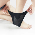 Ks-3011# Adjustable  Neoprene  Elastic Compression  Knitted Ankle Support Ankle Guard with Hook