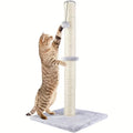 DOUBLEFLY Model 041LJ Modern Stable Design Cat Scratching Post Two-Section Vertical Sisal Material Safe Cat Climbing Frame