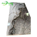 PVC Marble Wall Panel 3D Printing Continuous Patterns UV Marble Sheet Scratch-resistant High-gloss Marble Slab