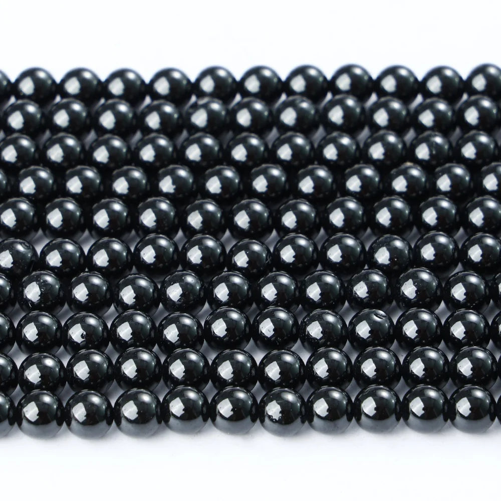 Wholesale A+ Natural Black Spinel Beads 2 3 4mm Loose Gem Stone Beads for Jewelry Making Bracelet DIY Accessories