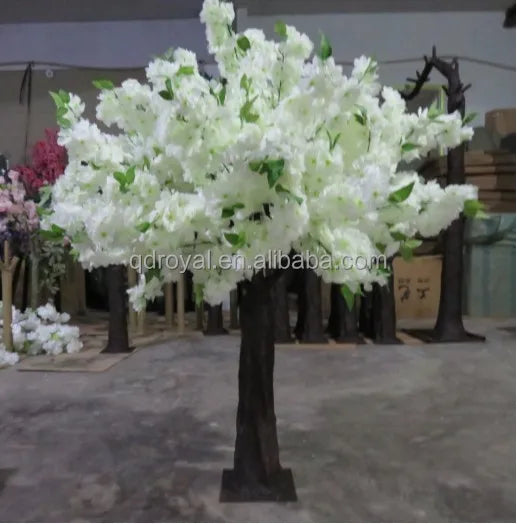 Artificial Indoor Cherry Blossom Tree Arches  Customized Size  Outdoor White Pink Japanese Cherry Wedding Blossom Tree