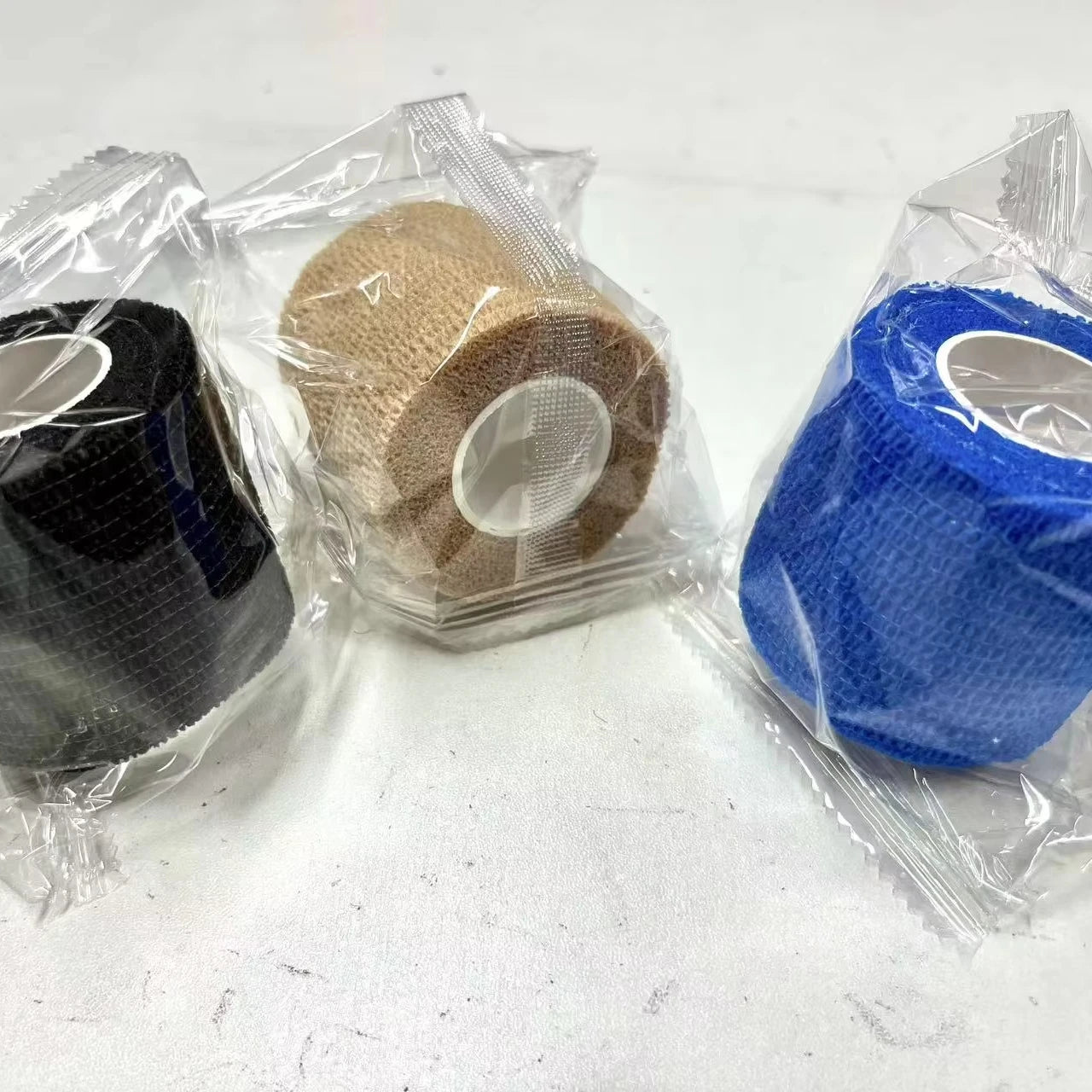 5m Nail Art Tattoo Bandage Custom Print Non-Woven Elastic Self-Grip Adhesive Cohesive Bandage Waterproof Cotton for Sports Logo