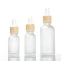 Cosmetic Stock 10ml-100ml Skincare Essential Hair Oil Bottle Frosted Clear Glass Dropper Serum Bottles