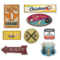 Custom Decor Retro Vintage Tin Signs Painted Wholesale Sublimation Wall Art for Bar Crafts Old Printing Metal Posters