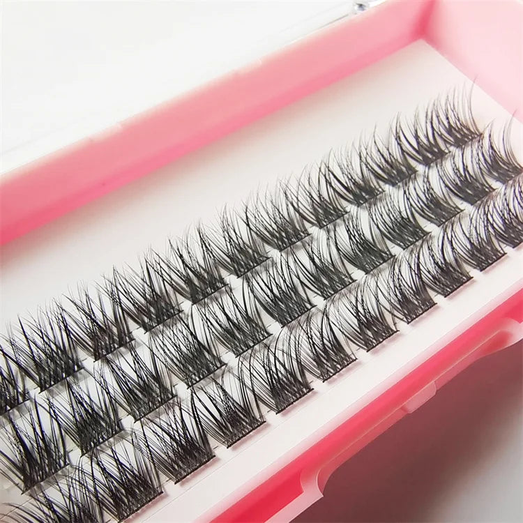 3D   Faux Mink Lash Clusters C D Curl 8/10/12/14MM DIY Eyelash Extensions Individual Lashes Cluster DIY at Home