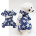 Spring Autumn Small and Medium Pet Warm Cotton Coat Dog T-Shirt Solid Pet Clothes Dog Pajamas Hoodie