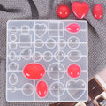 Silicone Resin Craft Casting Moulds Round Square Heart Shape Owl Key Chains DIY Jewelry Time Gem Pendant 2021 OEM 35pcs 5-10days