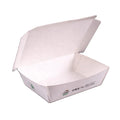 Wholesale Ivory Board White Paper Take Out Food Snack Lunch Boxes Disposable Takeaway Food Containers