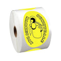 Custom Printed Logo Label Sticker Vinyl Waterproof Round Adhesive Sticker Label Roll for Glass Bottle Brand Product Packaging