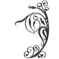 Forged Iron Product Artistic Iron Gate for Stair Railing Handrail Balustrade Gate Fence