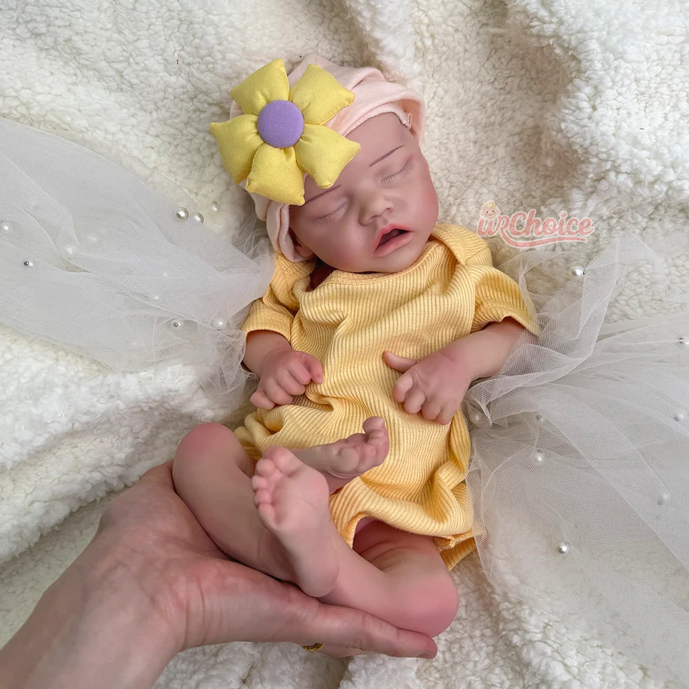 Waterproof Looks Real Child Toys Reborn Baby Dolls Girl 17Inch 1:1 Weighted Full Body Silicone Reborn Toddler Doll Lifelike